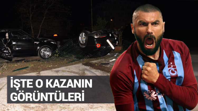 Kaza anı görüntüleri ortaya çıktı