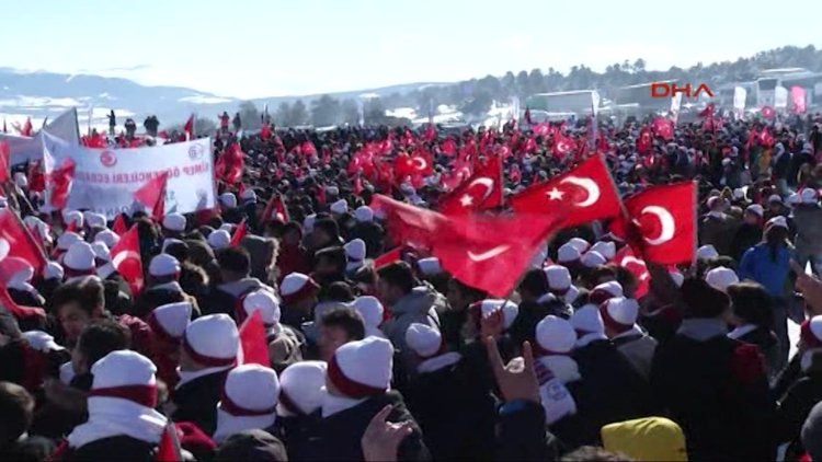 Kars Sarıkamış Şehitlerine yürüdü