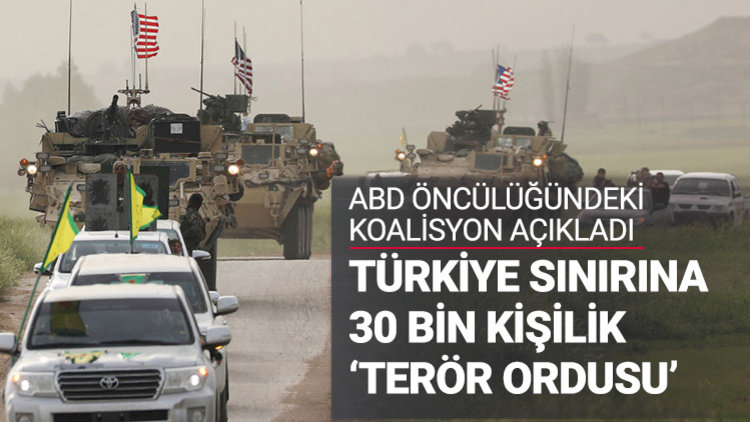 Türkiye sınırına 30 bin kişilik &#039;terör&#039; ordusu