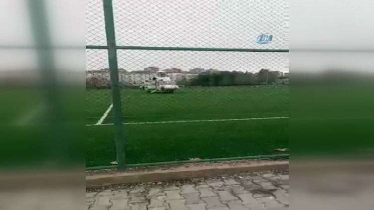 Cumhurbaşkanı Erdoğan'ın helikopteri Zile'ye iniş yaptı