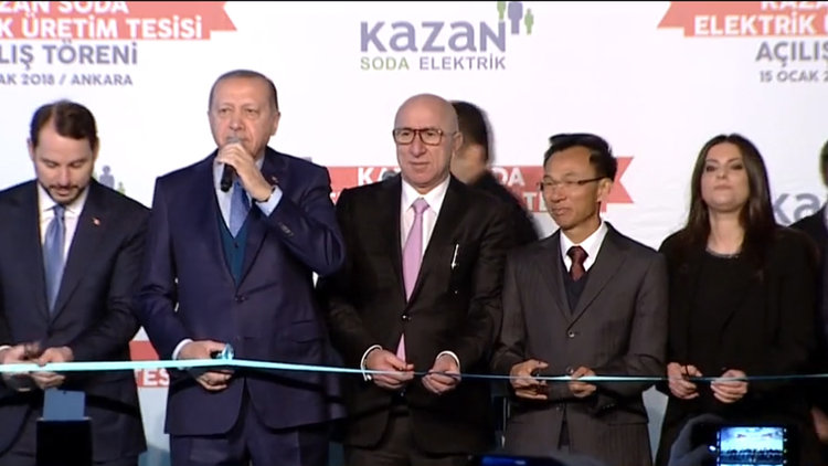 Kazan Soda Elektrik Üretim A.Ş açılış töreni