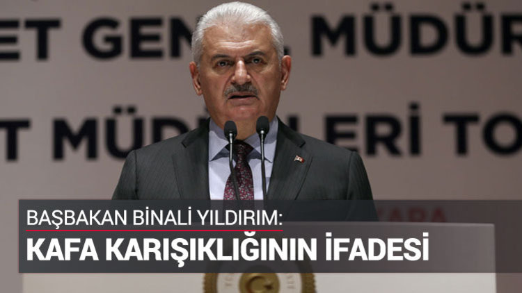 Başbakan Yıldırım&#039;dan ABD&#039;ye tepki