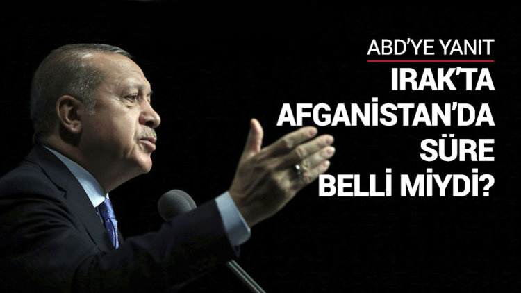 Cumhurbaşkanı Erdoğan tepki gösterdi