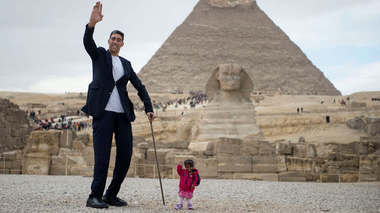 En uzun ve en kısa yan yana