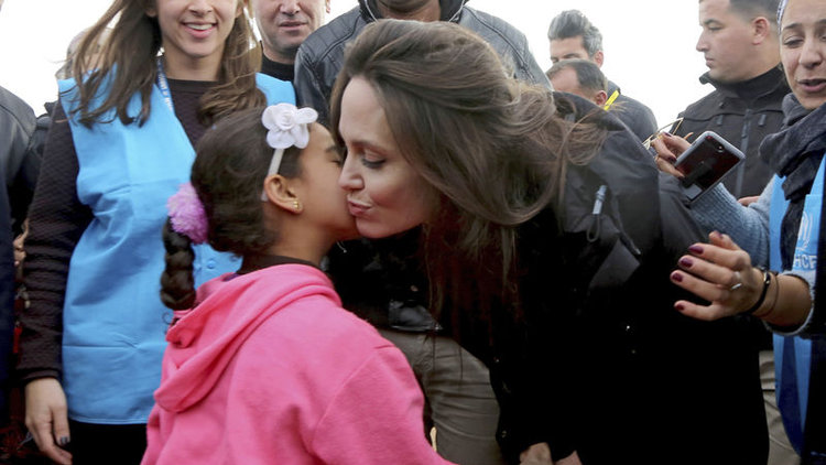 Angelina Jolie Ürdün'de