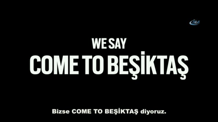 Vagner Love'a 'Come To Beşiktaş' videosu