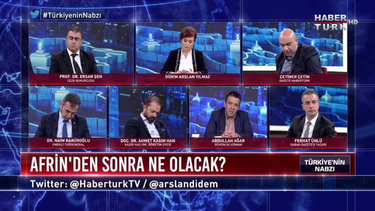 Türkiye'nin Nabzı - 29 Ocak 2018 (Zeytin Dalı Harekatı)