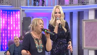 Hanımağa lakaplı türkücü Dilber Ay, eşi İbrahim Bey’le canlı yayında konuk oldu!