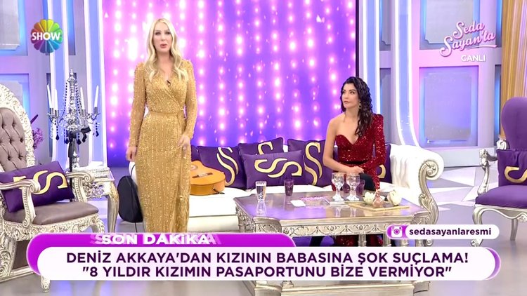 Deniz Akkaya'dan kızının babasına şok suçlama!