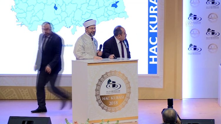 2018 yılı hac kuraları çekildi