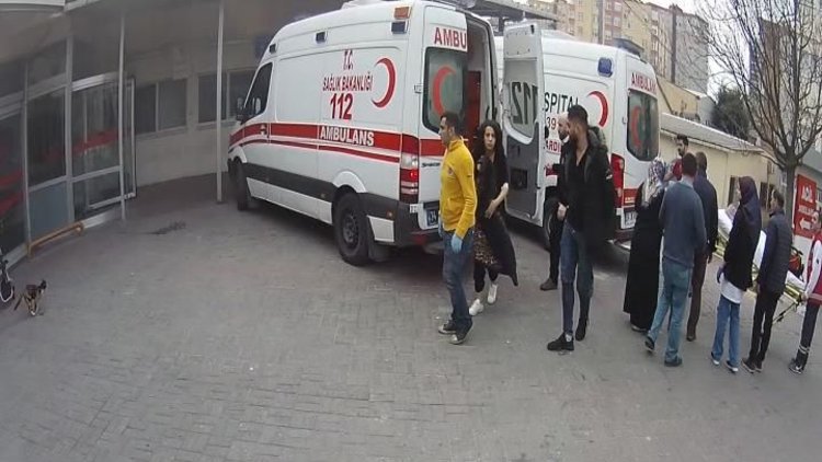 Hamile eşini dövdü, hastaneden böyle kaçtı