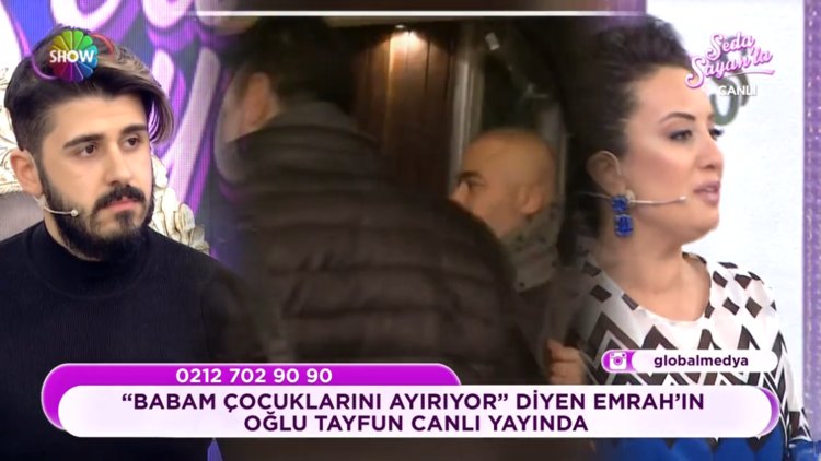 Şarkıcı Emrah'ın oğlu Tayfun Seda Sayan'la programında konuştu