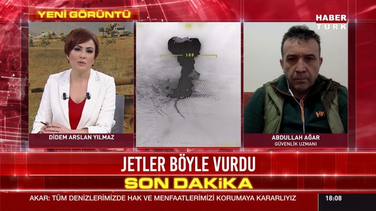 Jetler böyle vurdu! Savaş uçakları terör hedeflerini imha etti