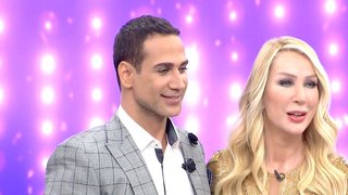 Şarkıcı Doğuş ve Azeri eşi Xosqedem Hidayetqiz canlı yayında!