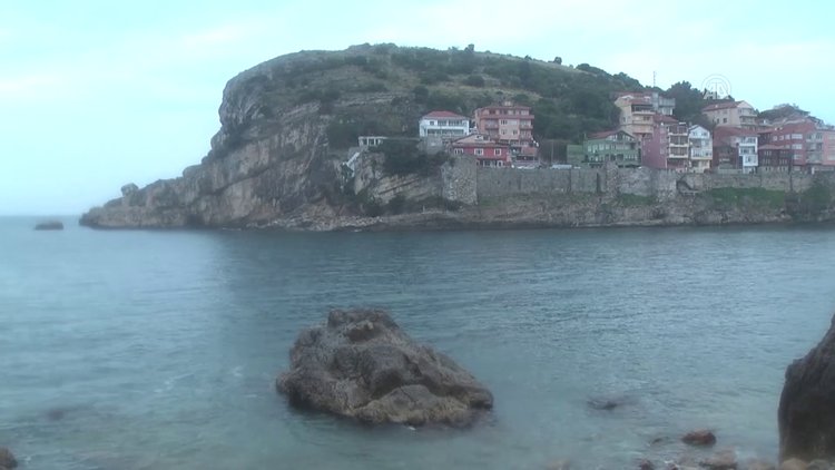 Fırtınada Roma dönemine ait parçalar ortaya çıktı