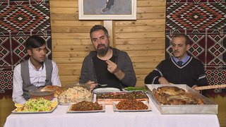 Turgay Başyayla, Kahramanmaraş’taki lezzet yolculuğuna Büyüksevin köyünden başlayarak devam ediyor. 