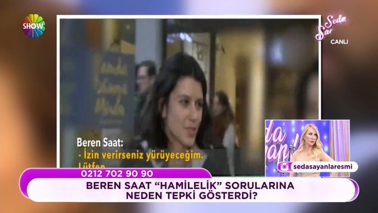 Beren Saat'ten hamilelik tepkisi