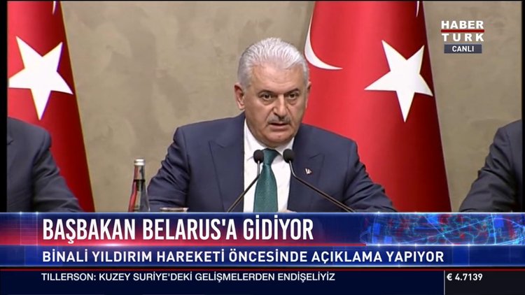 Başbakan Belarus'a gidiyor