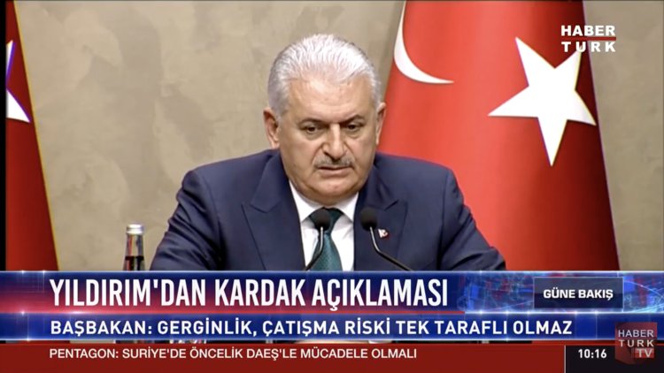 Yıldırım'dan Kardak açıklaması