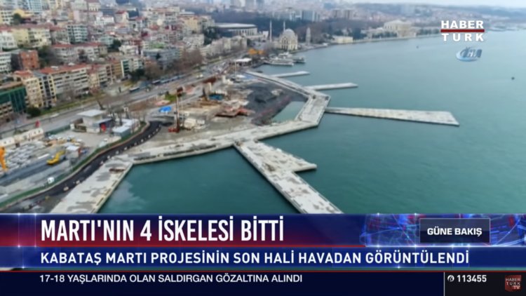 Martı'nın 4 iskelesi bitti