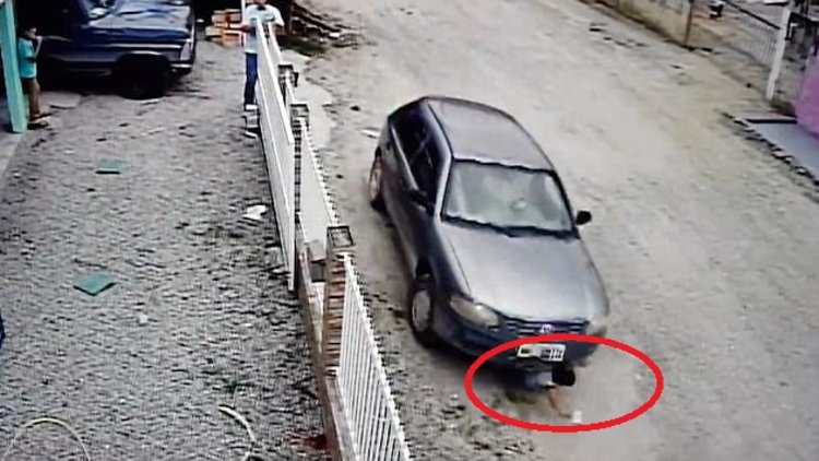 Yanlışlıkla yeğenini ezdi