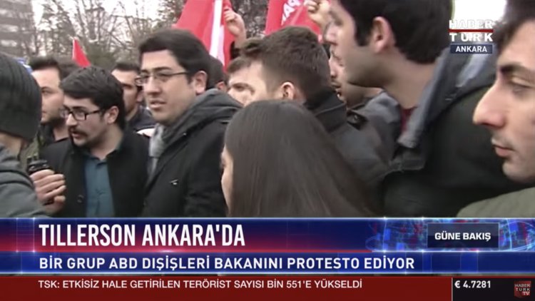 ABD Dışişleri Bakanı Tillerson'a protesto