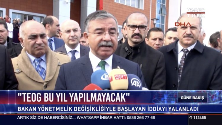 "TEOG bu yıl yapılmayacak"