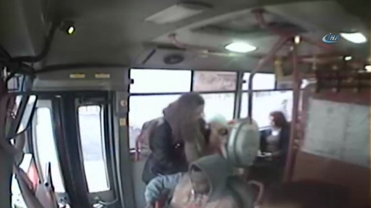 7 saniyede yankesicilik kameralara böyle yansıdı