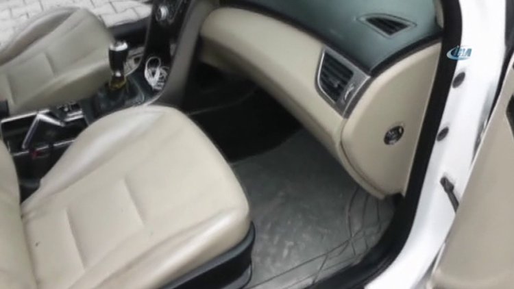 Zulada iki tabanca sürücünün üzerinden çelik yelek çıktı