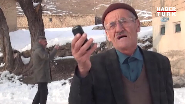 Telefonu çekmeyen dayının isyanı