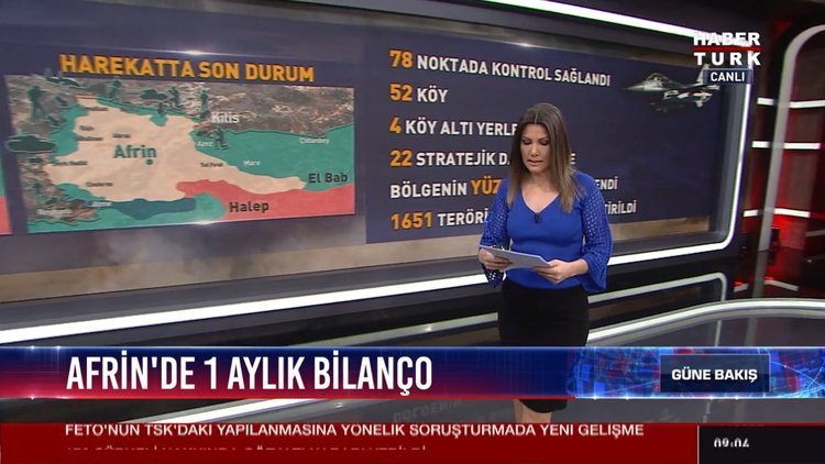 Zeytin Dalı Harekatı'nın 1 aylık bilançosu