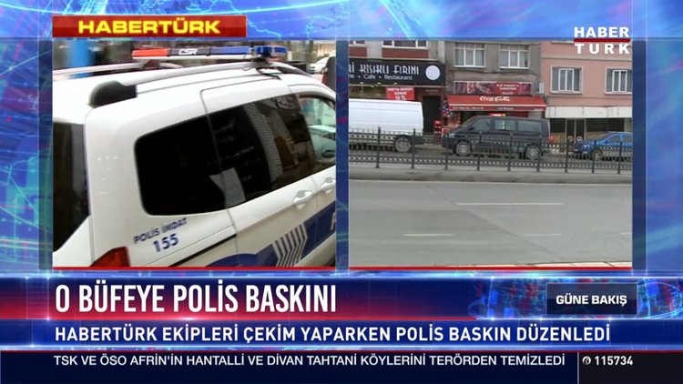 O büfeye polis baskını