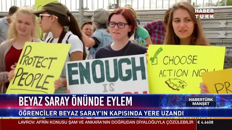 Beyaz Saray önünde eylem