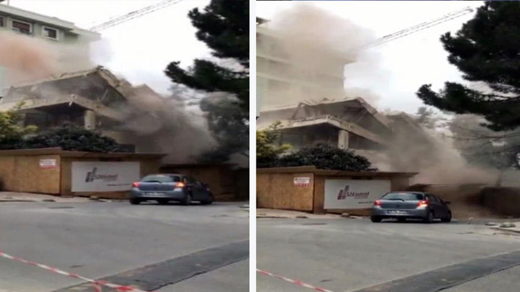 Kadıköy'de faciadan dönüldü... O anlar kameraya yansıdı
