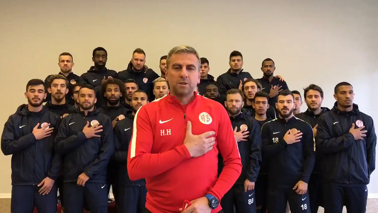 Antalyaspor'dan Afrin'de görevli uzman çavuşa forma!