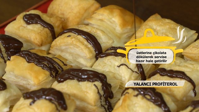 1 dakikada Yalancı Profiterol