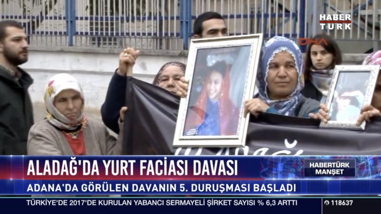 Aladağ'da yurt faciası davası