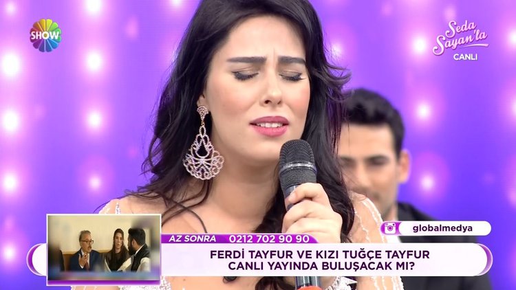 Ferdi Tayfur'un kızı Tuğçe Tayfur'dan canlı performans!