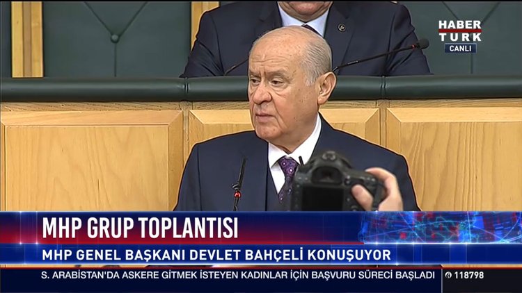 Devlet Bahçeli MHP Grup Toplantısında konuştu