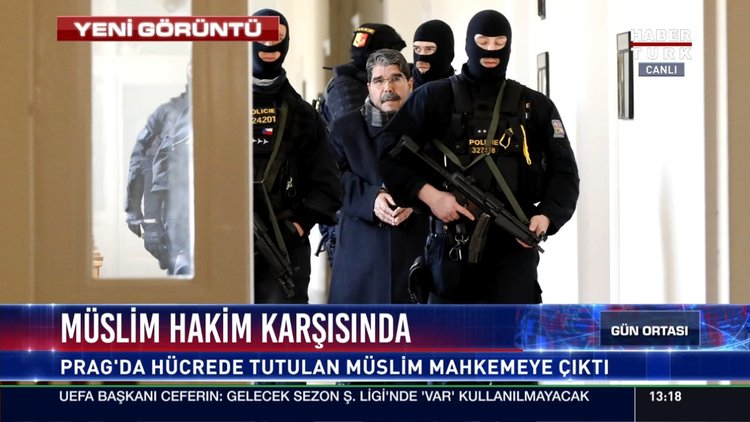 Salih Müslim hakim karşısında