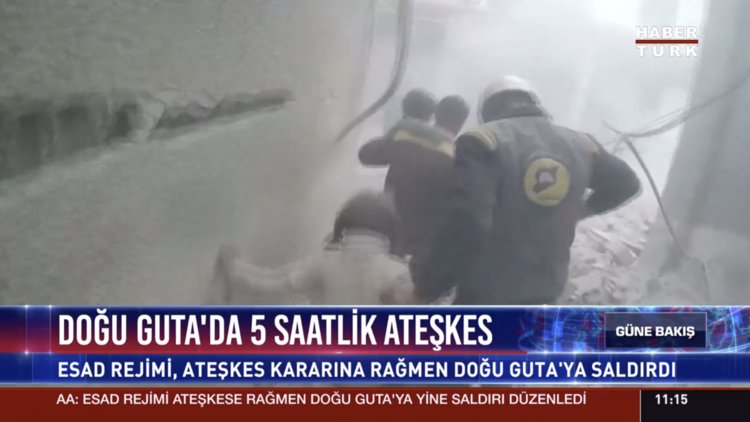 Doğu Guta'da 5 saatlik ateşkes