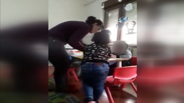  Tuzla&#039;da anaokulunda skandal görüntüler!