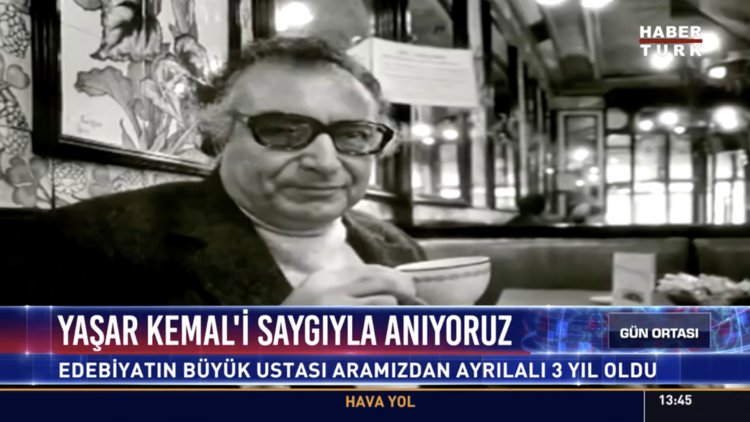 Yaşar Kemal'i saygıyla anıyoruz