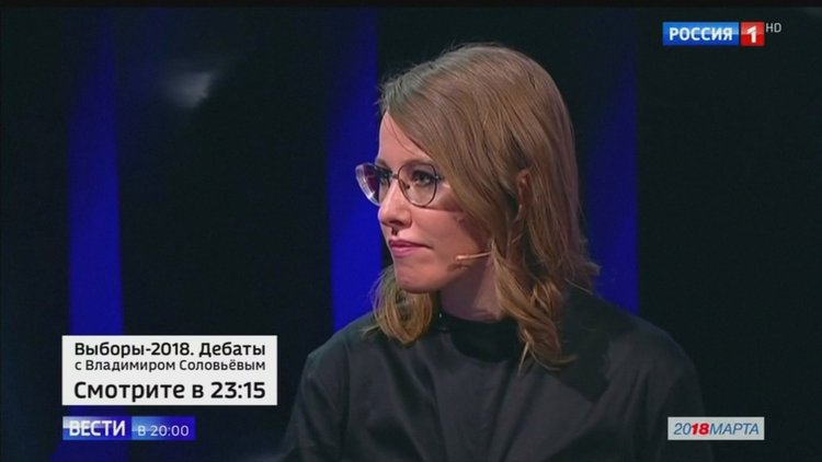 Rusya'da canlı yayın kavga