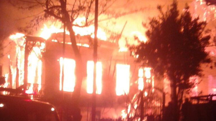 Heybeliada'da korkutan yangın