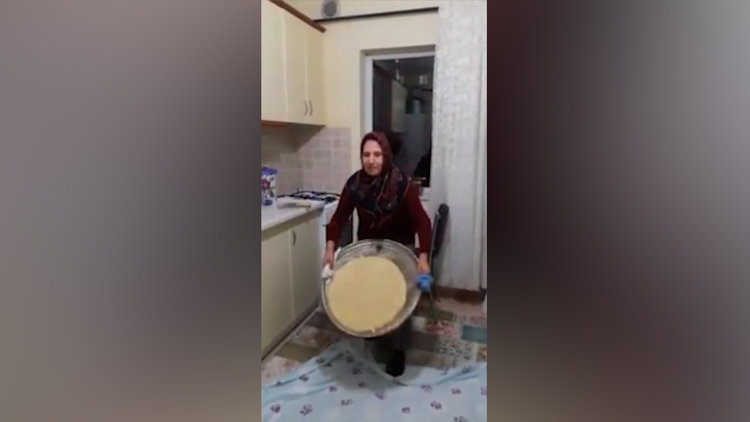 Hüsranla biten künefe şovu