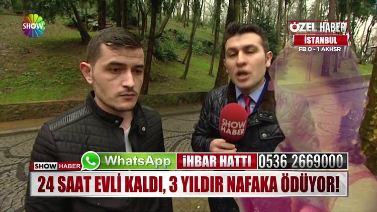 24 saat evli kaldı, 3 yıldır nafaka ödüyor