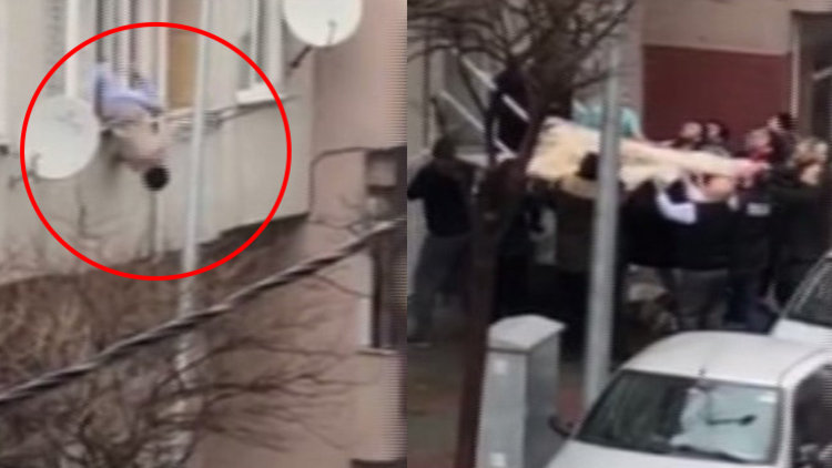 İntihara kalkıştı, mahalleli battaniyeyle hayatını kurtardı