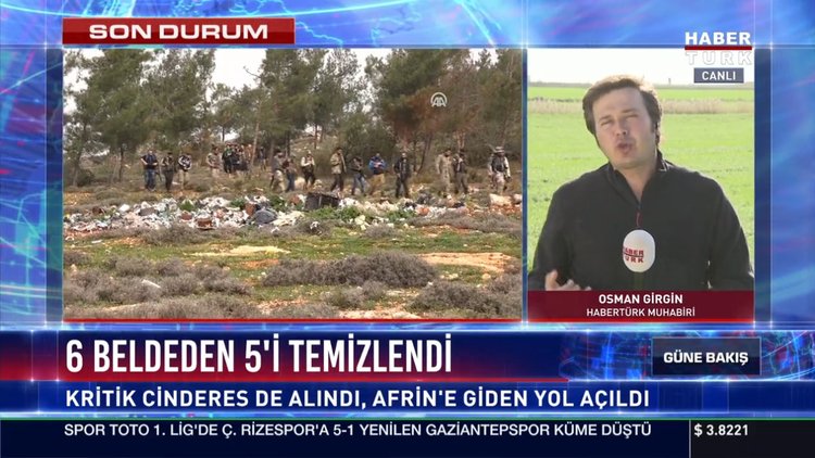 Cinderes'te kontrol sağlandı