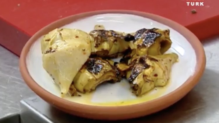Zeytin Ağacında Közlenmiş Enginar Tarifi